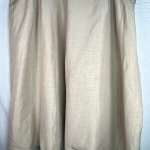 Talbots Flared Skirt Size 22W Linen Career Casual Classic Lagenlook Luxury NWT